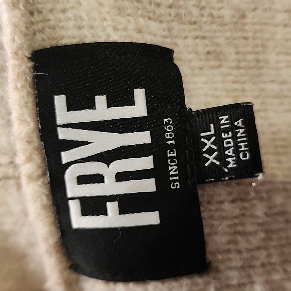 FRYE Longline Open Frint Cardigan Western Soft XXL - Picture 9 of 11